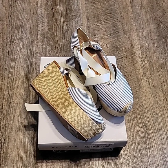 New Mks Tie Up Platform Sandle "Laura" - Picture 2 of 2